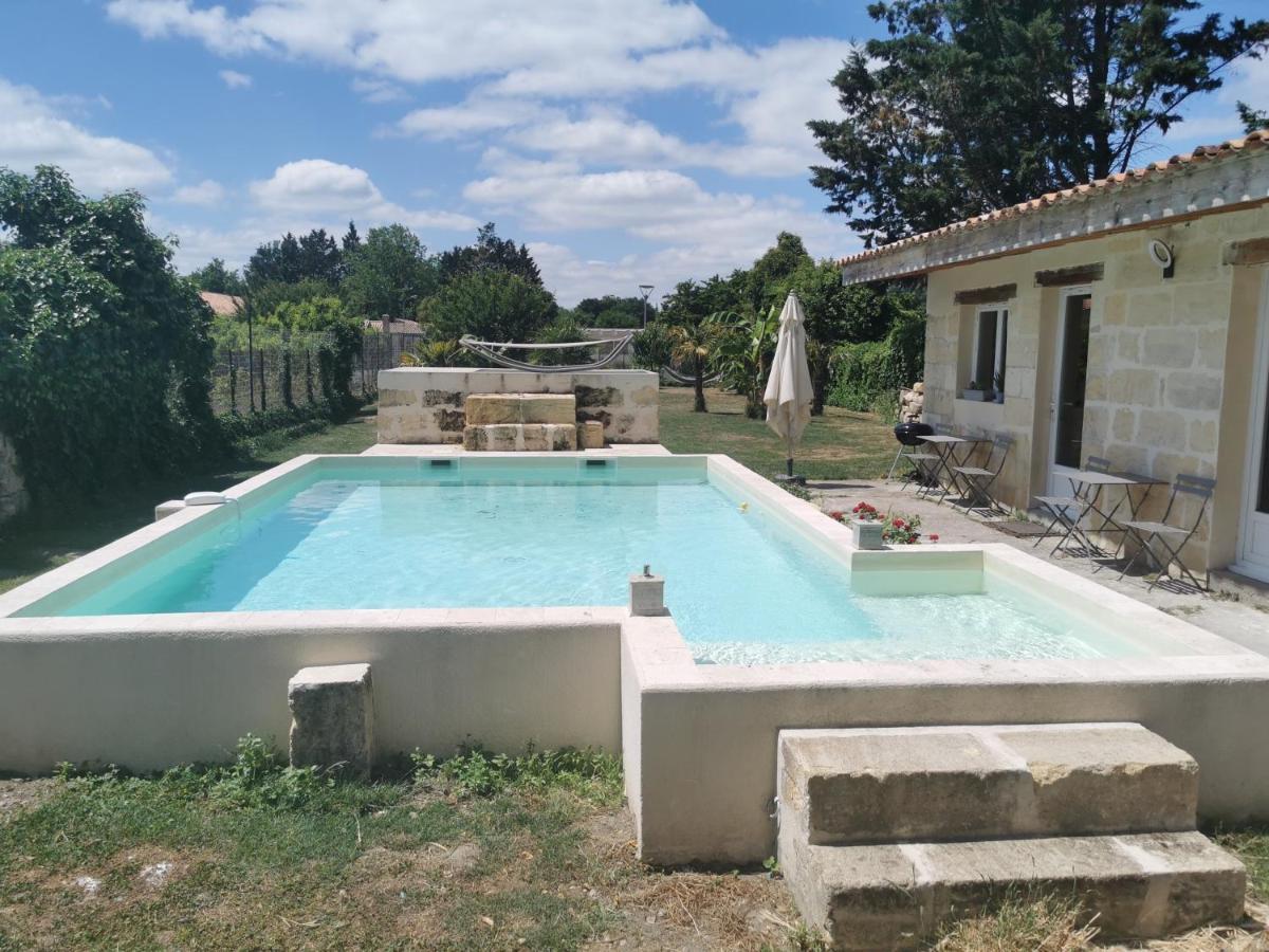 Jolie Villa Avec Piscine Dans Le St Emilionnais Sainte-Terre المظهر الخارجي الصورة